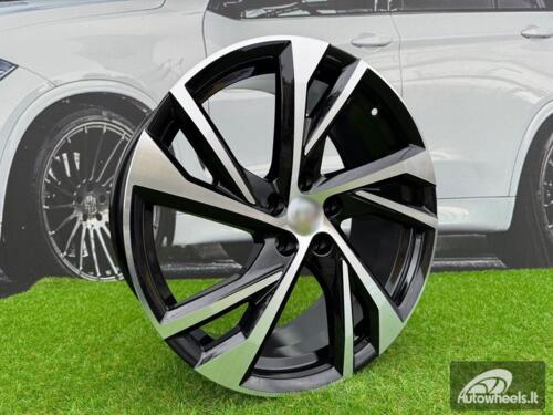 Ratlankis R17x7.5  5X108  ET  45  63.3  FE183  Black Polished (MB)  For VOLVO  (Z6)