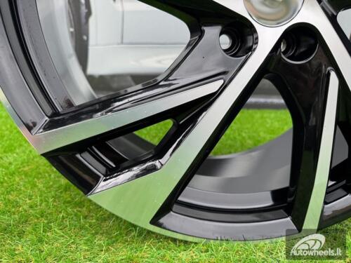 Ratlankis R17x7.5  5X108  ET  45  63.3  FE183  Black Polished (MB)  For VOLVO  (Z6)