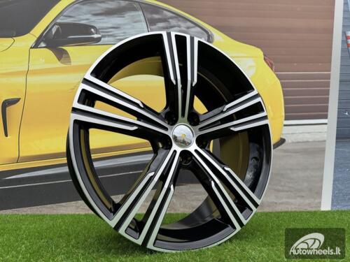 Ratlankis R18x8  5X108  ET  45  63.3  FE184  Black Polished (MB)  For VOLVO  (P1+P)