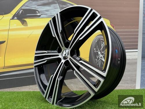 Ratlankis R17x7.5  5X108  ET  45  63.3  FE184  Black Polished (MB)  For VOLVO  (K7)