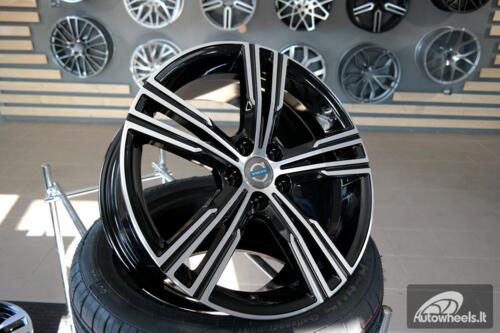 Ratlankis R19x8  5X108  ET  42  63.3  FE184  Black Polished (MB)  For VOLVO  (K7)