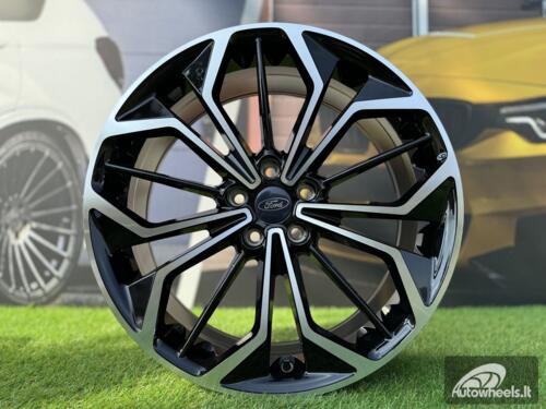 Ratlankis R19x8  5X108  ET  45  63.4  FE187  (IN5608)  Black Polished (MB)  For FORD  (P2)