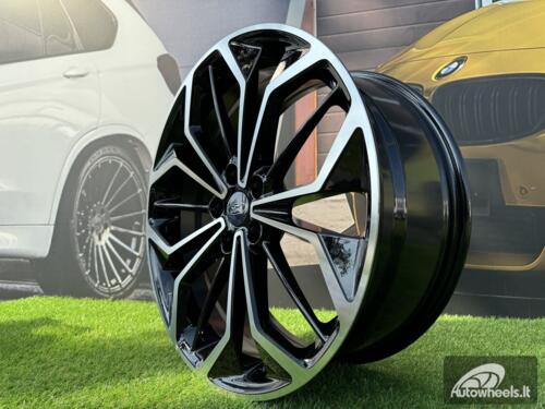 Ratlankis R19x8  5X108  ET  45  63.4  FE187  (IN5608)  Black Polished (MB)  For FORD  (P2)