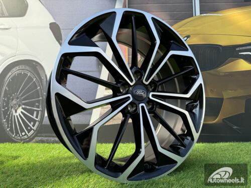 Ratlankis R19x8  5X108  ET  45  63.4  FE187  (IN5608)  Black Polished (MB)  For FORD  (P2)