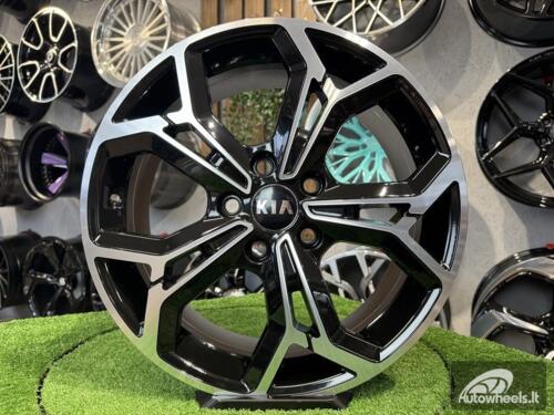 Ratlankis R17x7  5X114.3  ET  48  67.1  FE190  Black Polished (MB)  For KIA  (P1+P+Z5)