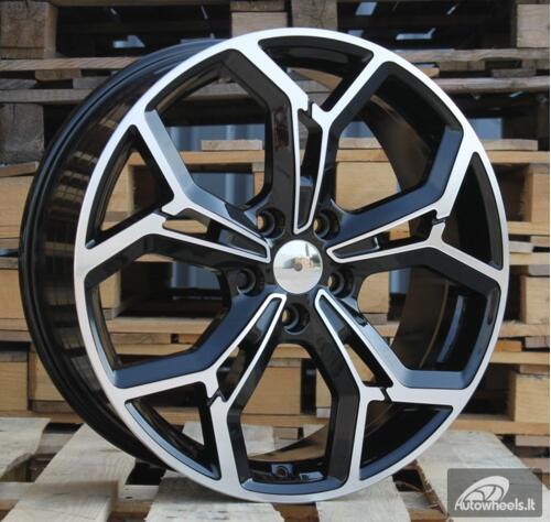 Ratlankis R18x7.5  5X114.3  ET  51  67.1  FE190  Black Polished (MB)  For KIA  (Z5+P)