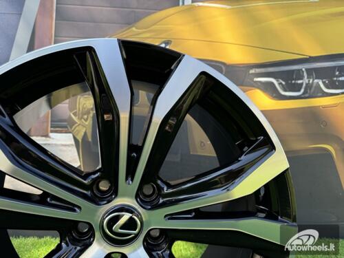 Ratlankis R19x8  5X114.3  ET  30  60.1  FE193  Black Polished (MB)  For LEX  (R)