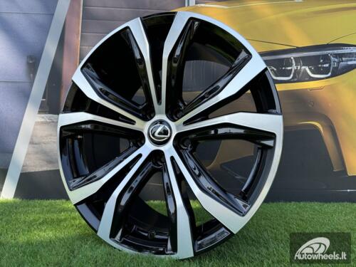 Ratlankis R19x8  5X114.3  ET  30  60.1  FE193  Black Polished (MB)  For LEX  (R)