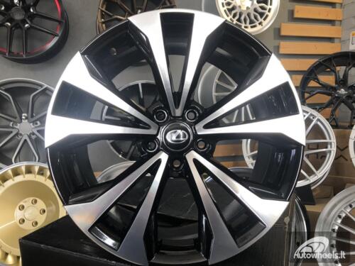 Ratlankis R19x8  5X114.3  ET  35  60.1  FE194  Black Polished (MB)  For LEX  (P2)