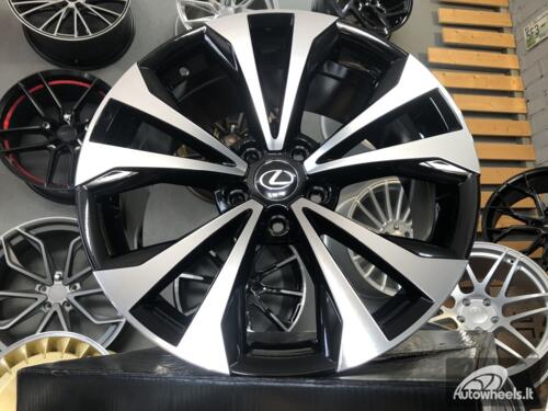 Ratlankis R19x8  5X114.3  ET  35  60.1  FE194  Black Polished (MB)  For LEX  (P2)