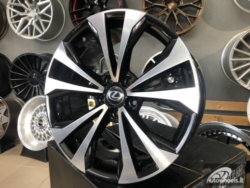 Ratlankis R19x8  5X114.3  ET  35  60.1  FE194  Black Polished (MB)  For LEX  (P2)