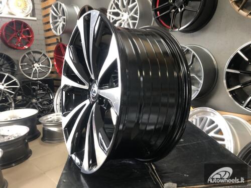 Ratlankis R19x8  5X114.3  ET  35  60.1  FE194  Black Polished (MB)  For LEX  (P2)