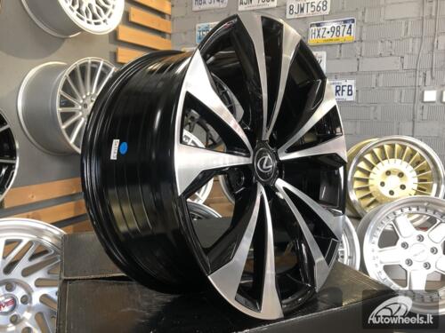 Ratlankis R19x8  5X114.3  ET  35  60.1  FE194  Black Polished (MB)  For LEX  (P2)