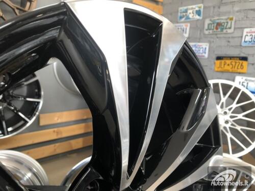 Ratlankis R19x8  5X114.3  ET  35  60.1  FE194  Black Polished (MB)  For LEX  (P2)