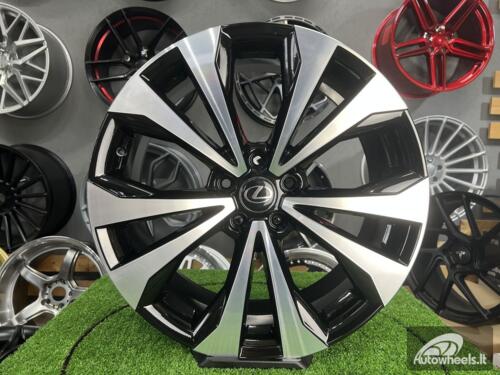 Ratlankis R19x8  5X114.3  ET  35  60.1  FE194  Black Polished (MB)  For LEX  (P2)