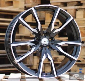 Ratlankis R22x9.5  5X112  ET  30  66.6  FE221  (CTRGW105)  Black Polished (MB)  For BMW  (K3)  ((Rear+Front) FORGED New X7)
