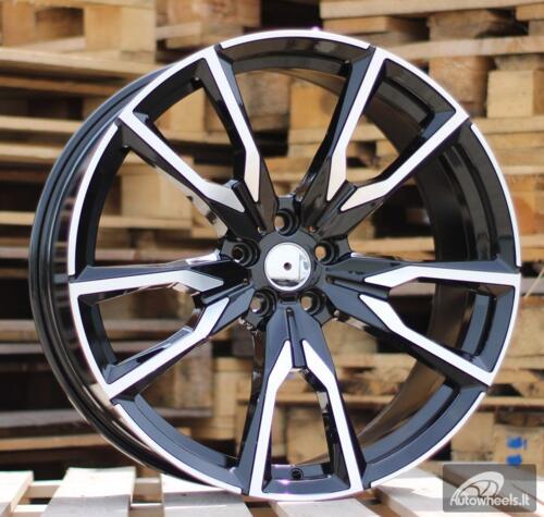 Ratlankis R22x10.5  5X112  ET  35  66.6  FE221  (CTRGW105)  Black Polished (MB)  For BMW  (K3)  (Rear+Front FORGED)