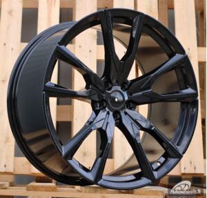 Ratlankis R22x9.5  5X112  ET  32  66.6  FE221  Black (BL)  For BMW  (Z5)  (New X7 Rear+Front)