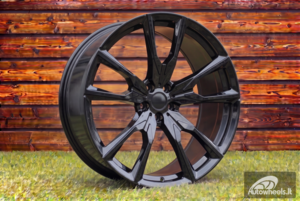 Ratlankis R22x9.5  5X112  ET  32  66.6  FE221  Black (BL)  For BMW  (Z5)  (New X7 Rear+Front)