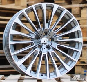 Ratlankis R22x9.5  5X112  ET  32  66.6  FE222  Grey Polished+Powder Coating (MGPC)  For BMW  (K3)  ((Front+Rear) X7)