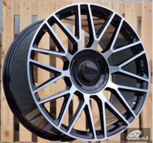 Ratlankis R21x11  5X112  ET  55  66.6  FE230  Black Polished (MB)  For MER  (P2)  (Rear+Front  For New GLS)