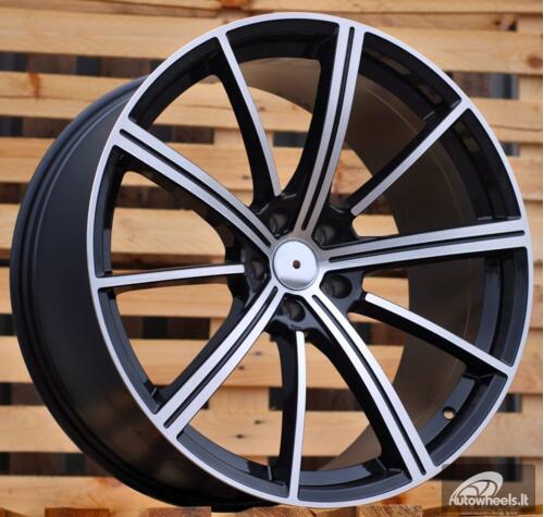 Ratlankis R21x10  5X112  ET  20  66.5  FE238  Black Polished (MB)  AUD  (P2)  (Q7/Q8 )