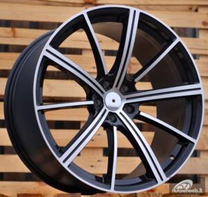 Ratlankis R21x10  5X112  ET  20  66.5  FE238  Black Polished (MB)  AUD  (P2)  (Q7/Q8 )