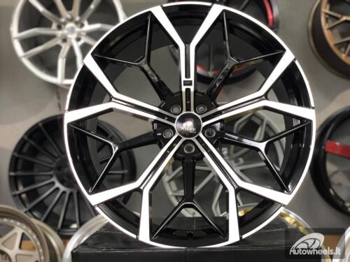 Ratlankis R21x10.5  5X112  ET  43  66.6  FE245  Black Polished (MB)  For BMW  (P2)  ()