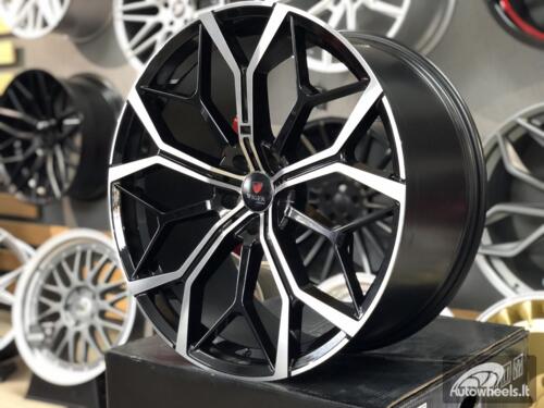 Ratlankis R21x10.5  5X112  ET  43  66.6  FE245  Black Polished (MB)  For BMW  (P2)  ()