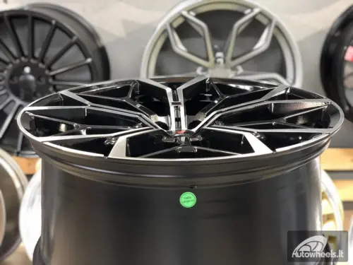 Ratlankis R21x10.5  5X112  ET  43  66.6  FE245  Black Polished (MB)  For BMW  (P2)  ()
