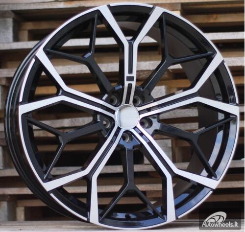 Ratlankis R21x10.5  5X112  ET  43  66.6  FE245  Black Polished (MB)  For BMW  (P2)  ()