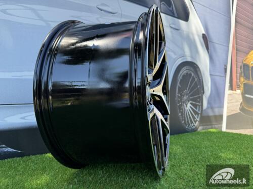 Ratlankis R21x10  5X112  ET  54  66.6  FE247  (IN5528)  Black Polished (MB)  For MER  (P1)  (REAR+FRONT )