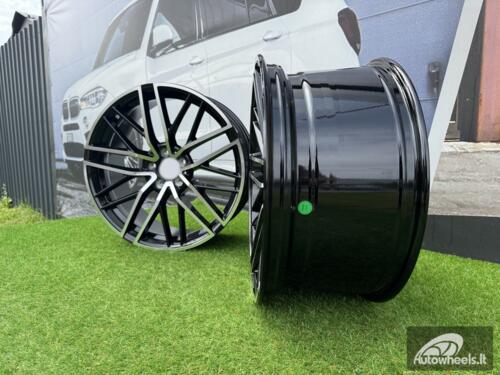 Ratlankis R20x8.5  5X112  ET  40  66.6  FE248  Black Polished (MB)  For MER  (Z5)  (GLC Class Coupe (Front))