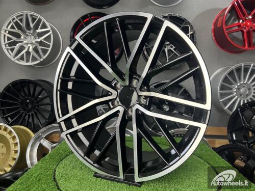 Ratlankis R20x8.5  5X112  ET  40  66.6  FE248  Black Polished (MB)  For MER  (Z5)  (GLC Class Coupe (Front))