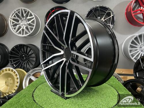 Ratlankis R20x8.5  5X112  ET  40  66.6  FE248  Black Polished (MB)  For MER  (Z5)  (GLC Class Coupe (Front))