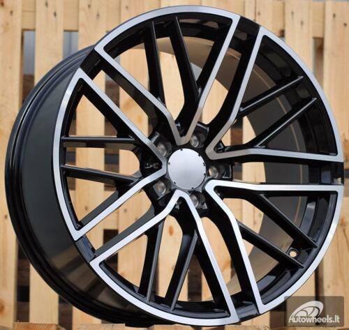 Ratlankis R20x8.5  5X112  ET  40  66.6  FE248  Black Polished (MB)  For MER  (Z5)  (GLC Class Coupe (Front))