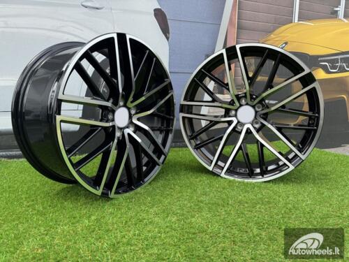 Ratlankis R20x9.5  5X112  ET  22  66.6  FE248  Black Polished (MB)  For MER  (P2+P+Z5)  (GLC Class Coupe (Rear))