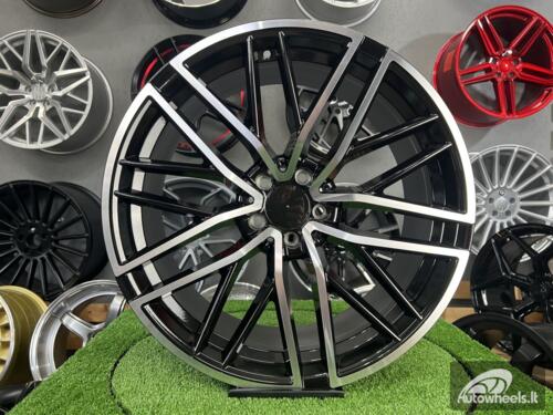 Ratlankis R20x9.5  5X112  ET  22  66.6  FE248  Black Polished (MB)  For MER  (P2+P+Z5)  (GLC Class Coupe (Rear))