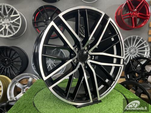 Ratlankis R20x9.5  5X112  ET  22  66.6  FE248  Black Polished (MB)  For MER  (P2+P+Z5)  (GLC Class Coupe (Rear))