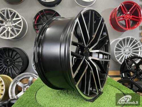 Ratlankis R20x9.5  5X112  ET  22  66.6  FE248  Black Polished (MB)  For MER  (P2+P+Z5)  (GLC Class Coupe (Rear))