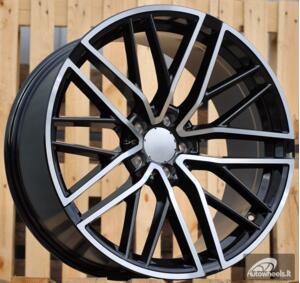 Ratlankis R20x9.5  5X112  ET  22  66.6  FE248  Black Polished (MB)  For MER  (P2+P+Z5)  (GLC Class Coupe (Rear))