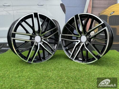 Ratlankis R20x9.5  5X112  ET  22  66.6  FE248  Black Polished (MB)  For MER  (P2+P+Z5)  (GLC Class Coupe (Rear))