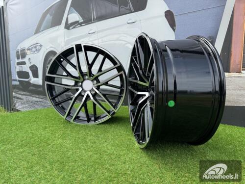 Ratlankis R20x9.5  5X112  ET  22  66.6  FE248  Black Polished (MB)  For MER  (P2+P+Z5)  (GLC Class Coupe (Rear))