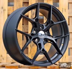 Ratlankis R18x8  5X112  ET  38  66.5  FF132  Black Matt (BM)  RACIN  (P1)  (HYBRID FORGED)