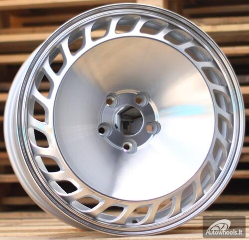 Ratlankis R18x9  5X112  ET  40  66.5  FLG34  Polished Silver (MS)  For RACIN  (K4)  (Rear+Front Style ROTIFORM )