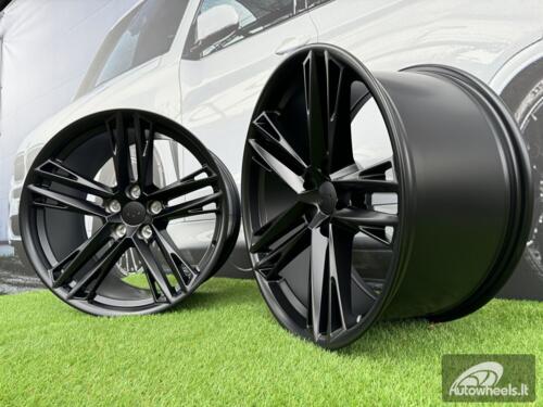 Ratlankis R20x10  5X120  ET  20  66.9  FR037  Black Half Matt (BLHM)  For CHEVR  (A)  (REAR+FRONT CAMARO)