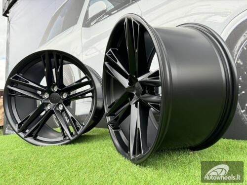 Ratlankis R20x10  5X120  ET  20  66.9  FR037  Black Half Matt (BLHM)  For CHEVR  (A)  (REAR+FRONT CAMARO)