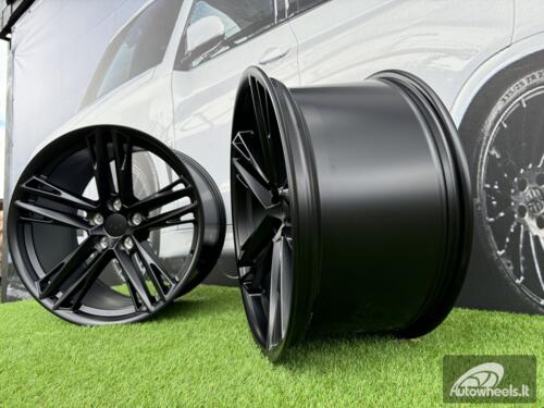 Ratlankis R20x10  5X120  ET  20  66.9  FR037  Black Half Matt (BLHM)  For CHEVR  (A)  (REAR+FRONT CAMARO)