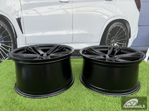 Ratlankis R20x10  5X120  ET  20  66.9  FR037  Black Half Matt (BLHM)  For CHEVR  (A)  (REAR+FRONT CAMARO)