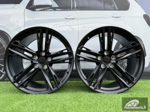 Ratlankis R20x11  5X120  ET  43  66.9  FR037  Black Half Matt (BLHM)  For CHEVR  (K7)  (REAR+FRONT CAMARO)